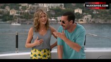 6. Gemma Arterton in Sexy Red Swimsuit – Murder Mystery