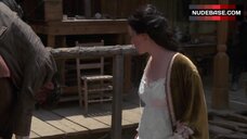 7. Molly Parker Nipples Through Dress – Deadwood