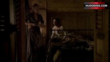 1. Paula Malcomson Naked Breasts and Butt – Deadwood