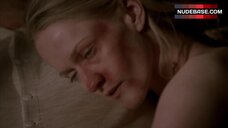 6. Paula Malcomson Full Frontal Nude – Deadwood