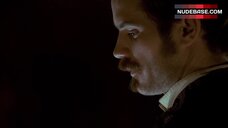 5. Molly Parker Boobs Scene – Deadwood