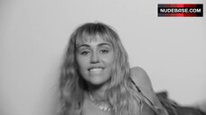 10. Miley Cyrus Flashes Breasts – She Is Coming - D.R.E.A.M. Sequence