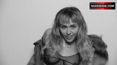 Miley Cyrus Flashes Breasts – She Is Coming - D.R.E.A.M. Sequence