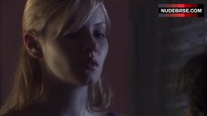 10. Hot Elisha Cuthbert in Blue Bra and Panties – The Quiet