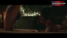 10. Emily Bett Rickards Nude in Bath – Funny Story