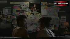 5. Daniella Pineda Hot in Underwear – What / If