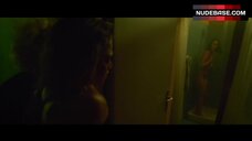 2. Lea Vlamos Flashes Boobs and Bush – Climax