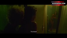 5. Lea Vlamos Flashes Boobs and Bush – Climax