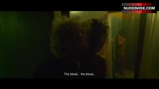 8. Lea Vlamos Flashes Boobs and Bush – Climax