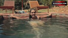 7. Christia Visser Jumps into Pool in Her Underwear – Girl From Nowhere