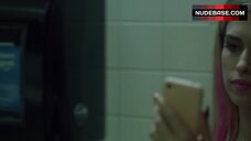 7. Genevieve DeGraves Underwear Scene – Slasher