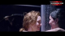 1. Emelie Jonsson Lesbian Sex in Shower – Aniara