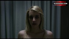 10. Emma Roberts Underwear Scene – February