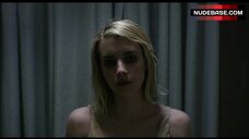 8. Emma Roberts Underwear Scene – February