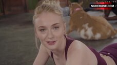 8. Sophie Turner Sexy Yoga with Goats – Extreme Wellness With Sophie Turner