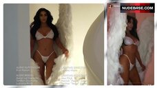 5. Kim Kardashian West Posing in Sexy Lingerie – Keeping Up With The Kardashians