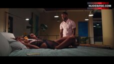 2. Megalyn Echikunwoke in Sexy Lace Lingerie – Night School