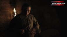 1. Maisie Williams Bare Tits and Ass – Game Of Thrones