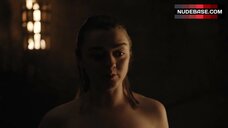 4. Maisie Williams Bare Tits and Ass – Game Of Thrones