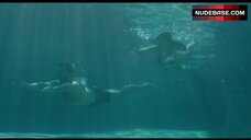 3. Aubrey Peeples Jumps into Pool in Underwear – Locating Silver Lake