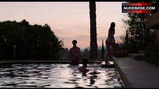 9. Aubrey Peeples Jumps into Pool in Underwear – Locating Silver Lake