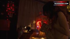 4. Emily Browning Topless Scene – American Gods