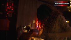 8. Emily Browning Topless Scene – American Gods