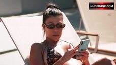 Hot Kourtney Kardashian in Leopard Bikini – Keeping Up With The Kardashians