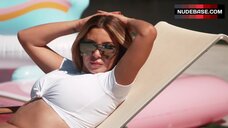 6. Hot Kourtney Kardashian in Leopard Bikini – Keeping Up With The Kardashians