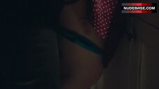 6. Christina Hendricks Sex aganist Wall – Good Girls