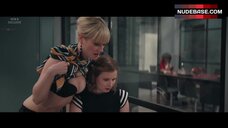Lydia Wilson Cleavage in Bra – Flack