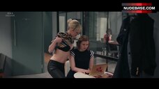 7. Lydia Wilson Cleavage in Bra – Flack