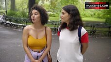 4. Ilana Glazer Nipples Through Top – Broad City