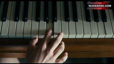 6. Saskia Rosendahl Nude Playing Piano – Never Look Away