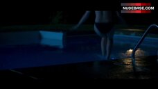Nadia Alexander Jumps into Pool in Lingerie – Blame