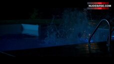 4. Nadia Alexander Jumps into Pool in Lingerie – Blame