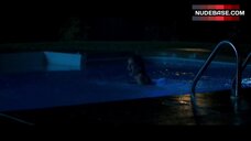 8. Nadia Alexander Jumps into Pool in Lingerie – Blame