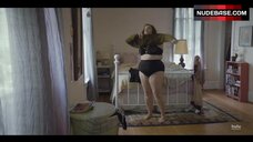 Aidy Bryant in Black Bra and Panties – Shrill