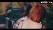 4. Dani Kind in Black Bra – Workin' Moms
