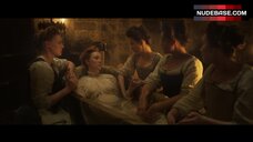 5. Saoirse Ronan in Wet See-Through Robe – Mary Queen Of Scots