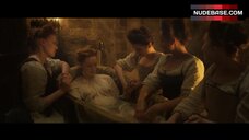 7. Saoirse Ronan in Wet See-Through Robe – Mary Queen Of Scots