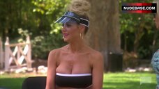 3. Hot Dorit Kemsley in Strapless Bikini – The Real Housewives Of Beverly Hills