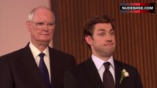 4. Ellie Kemper Upskirt Scene – The Office