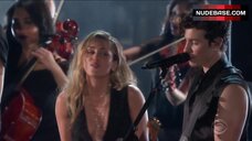 1. Hot Miley Cyrus on Stage – The Grammy Awards