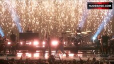 7. Hot Miley Cyrus on Stage – The Grammy Awards