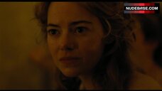 56. Sexy Emma Stone in Night Robe – The Favourite