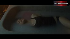 12. Claire Foy Lying in Hot Tube – The Girl In The Spider'S Web
