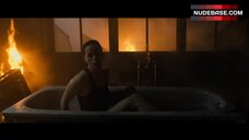 45. Claire Foy Lying in Hot Tube – The Girl In The Spider'S Web