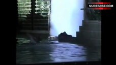 1. Brigitte Nielsen Flashes Boobs and Butt – Domino