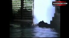 23. Brigitte Nielsen Flashes Boobs and Butt – Domino